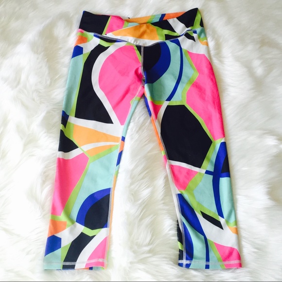 Fabletics Pants - Fabletics Multi Color Block Workout Pants!